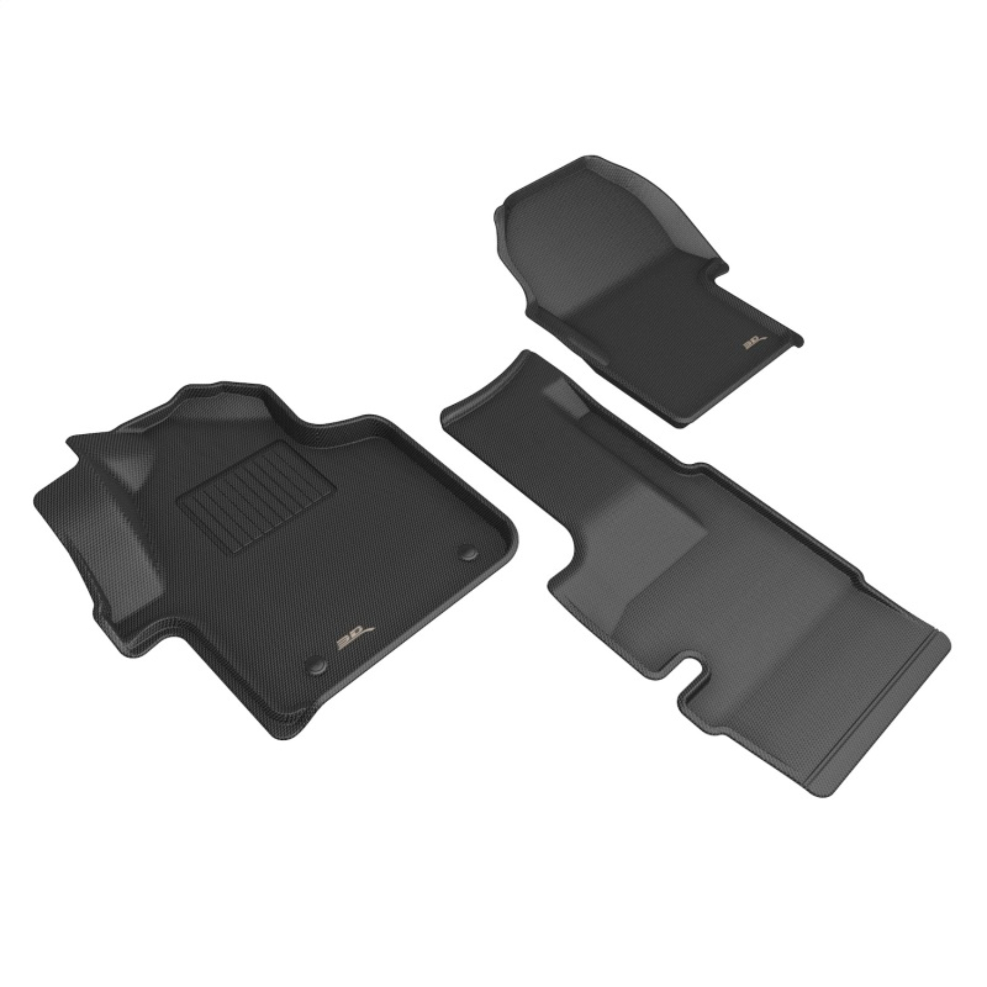 Picture of 3D MAXpider ACE Kagu-Front-Black Floor Mats - L1MB19511509