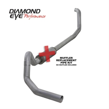 Picture of Diamond Eye Performance DEP Turbo Back Exhaust Kit AL - K4325A-RP