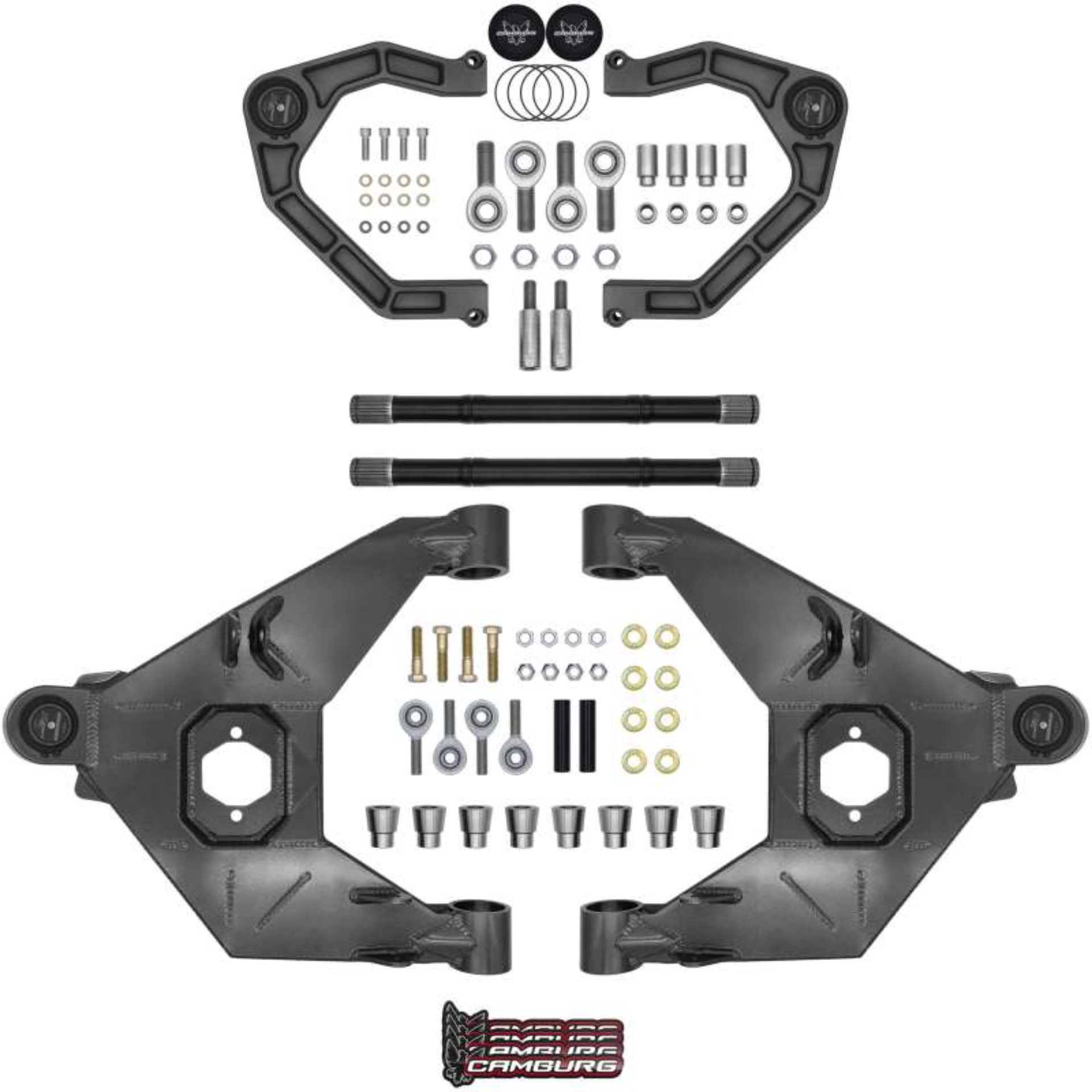 Picture of CAM-110243-KX-GRY - KINETIK X-Joint XL Trail Series Long Travel Kit