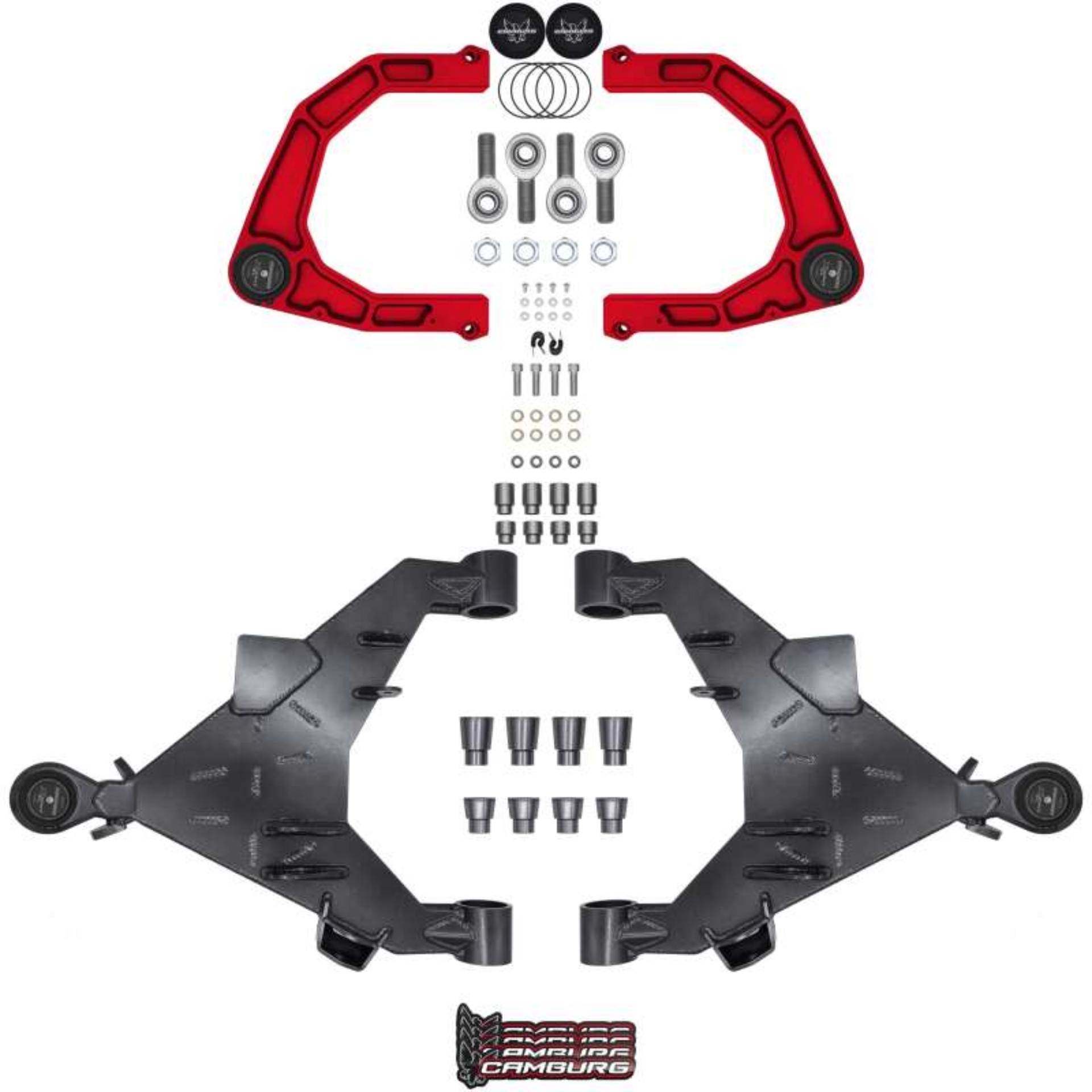 Picture of CAM-310217-KX-RED - KINETIK X-Joint XL Trail Series Long Travel Kit