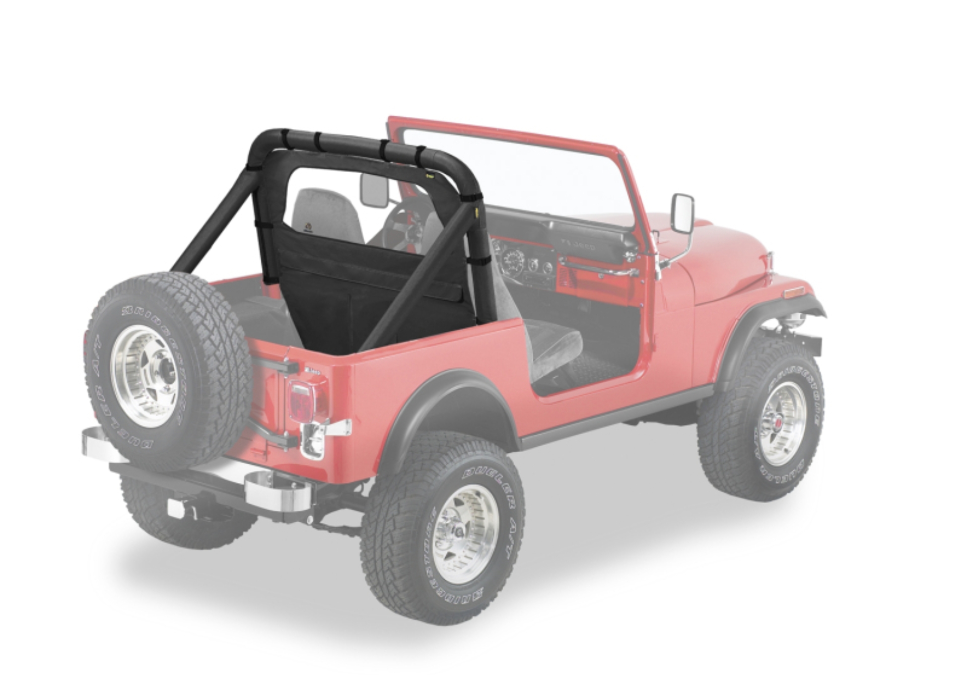 Picture of Bestop BES Cab Curtains Soft Tops - 80028-15