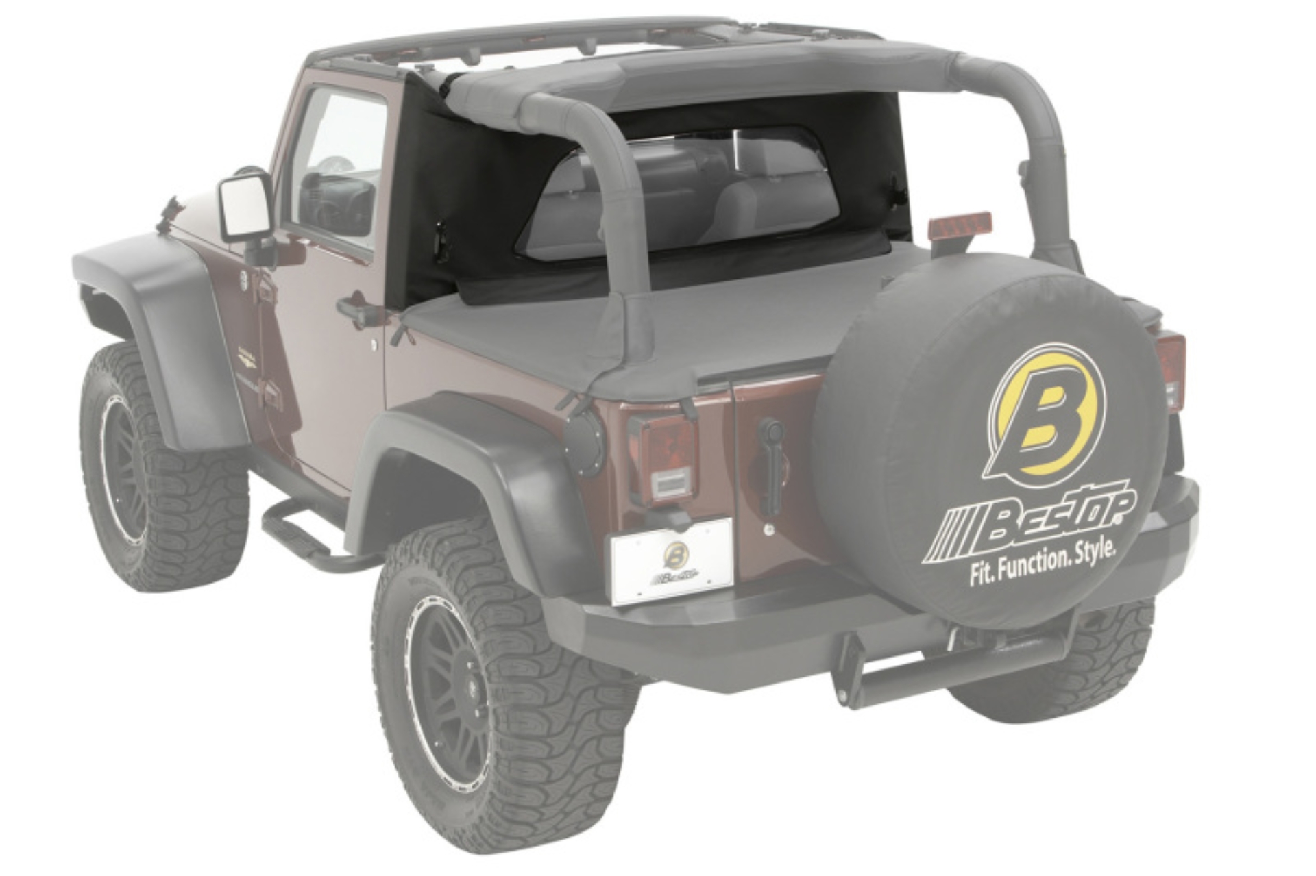 Picture of Bestop BES Cab Curtains Soft Tops - 80033-15