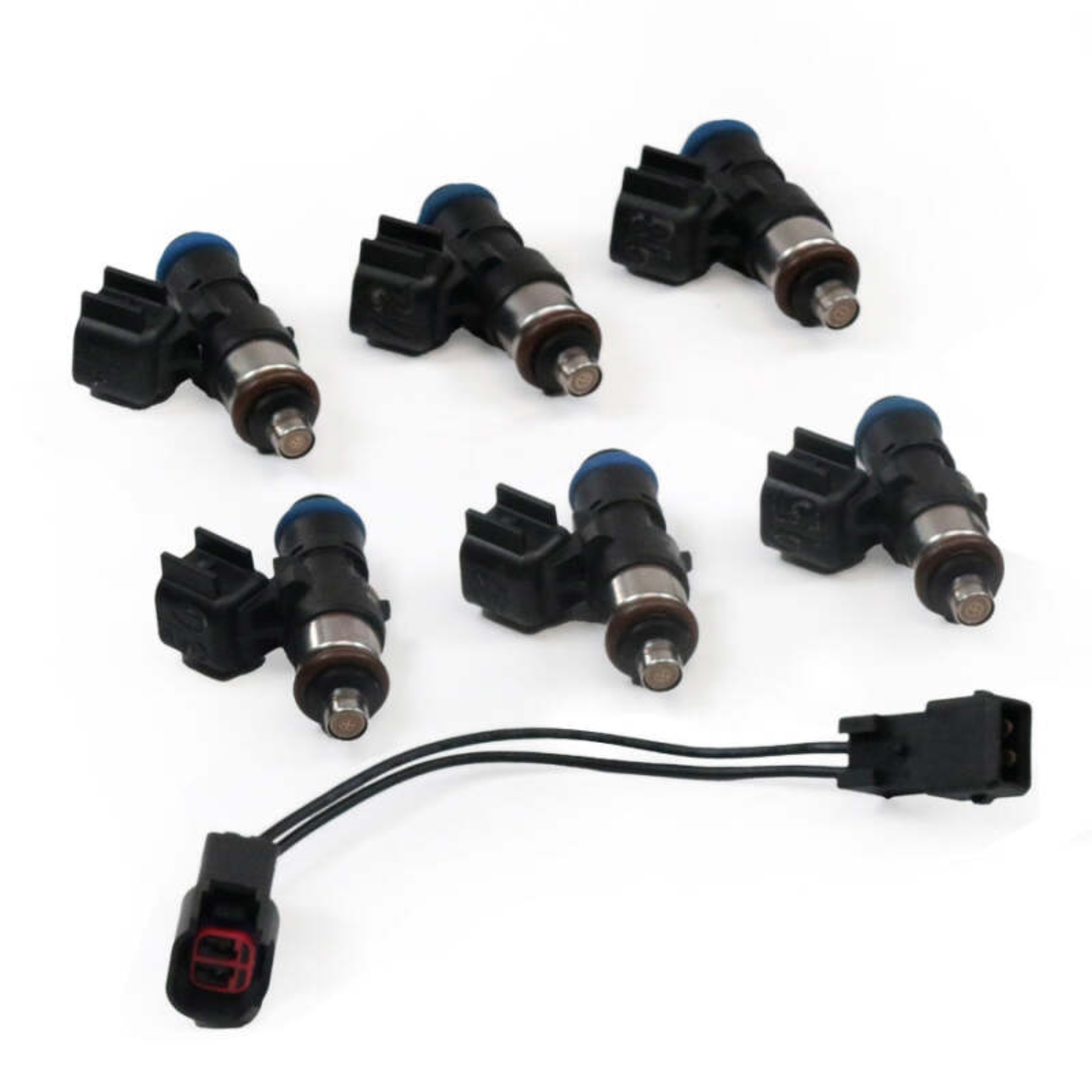 Picture of DeatschWerks DW 450cc Injector Sets-6 Cyl Fuel Injector Sets - 16u-18-0450-6