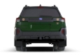 Picture of Rally Armor RAL UR Black Flap/Green Logo Mud Flaps - MF136-UR-BLK-AGN