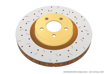 Picture of DBA 4000 Series Slotted Rotors Brake Rotors - DBA42761BLKXS