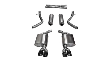 Picture of Corsa Sport Cat-Back Dual Rear Exit with Twin 3.5in Black Pro-Series - 14986BLK