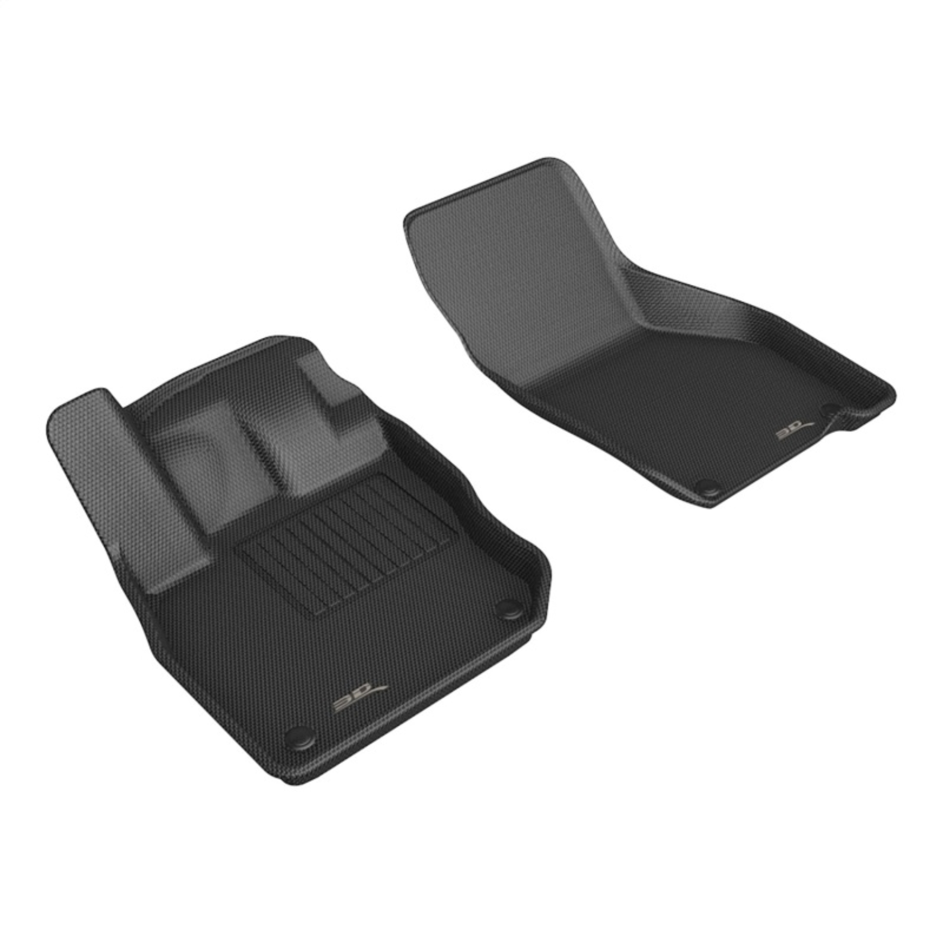 Picture of 3D MAXpider ACE Kagu-Front-Black Floor Mats - L1AD06811509