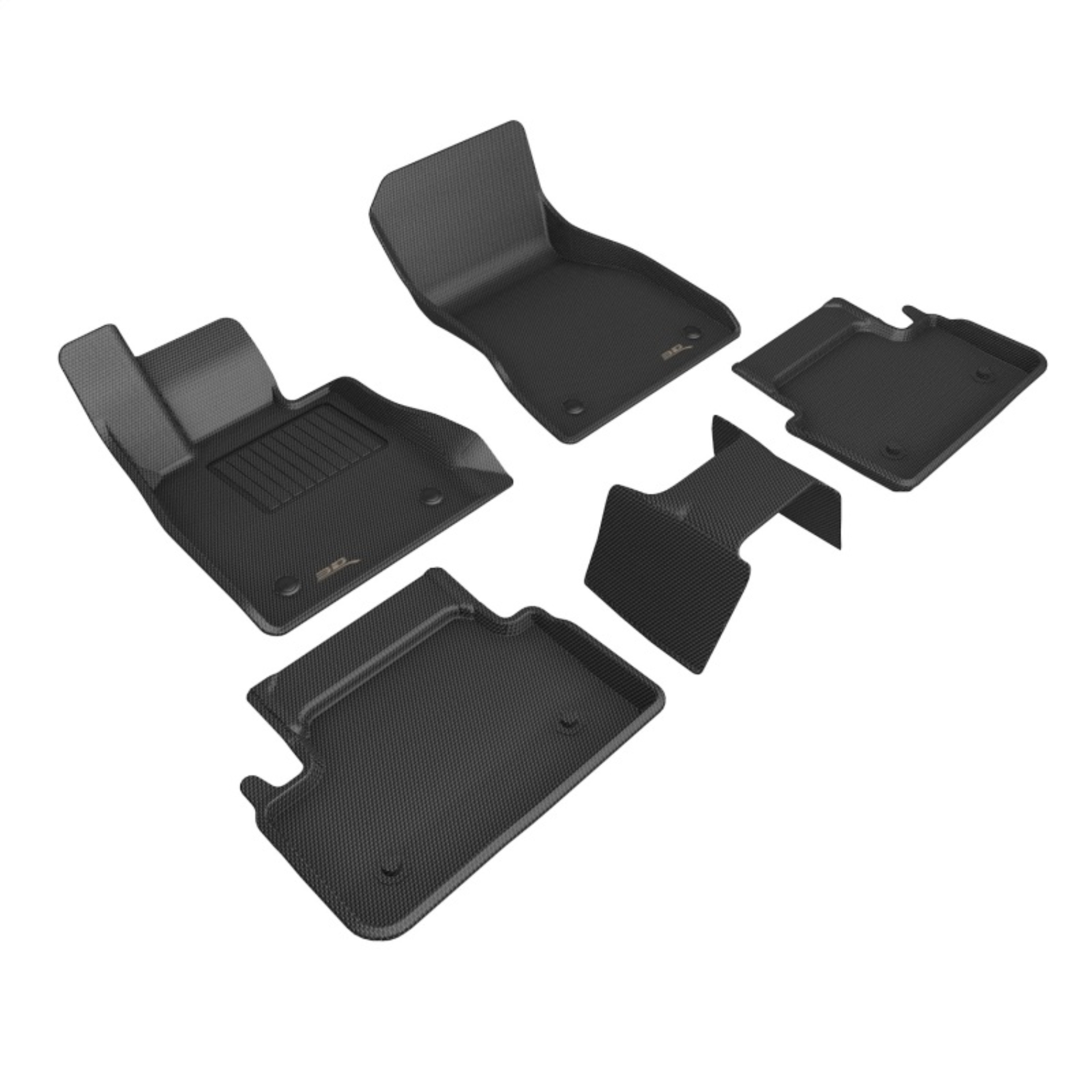 Picture of 3D MAXpider ACE Kagu-Combo-Black Floor Mats - L1BM15301509