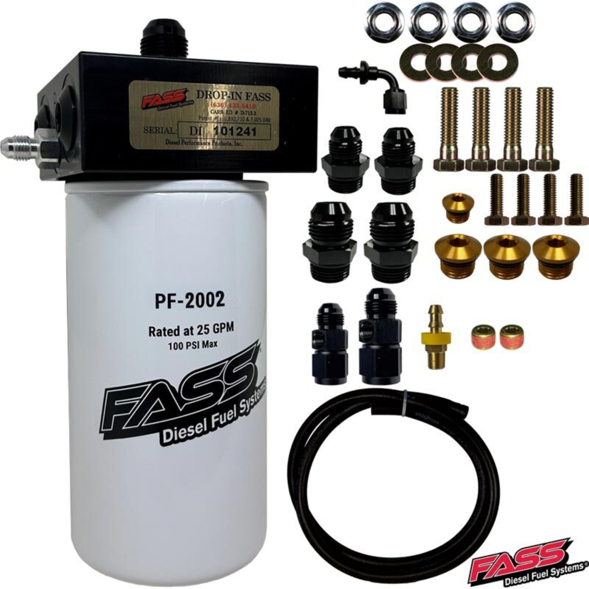 Picture of FASS Fuel Systems FASS Drop-In Fuel System Fuel Air Separators - DIFSHD3001