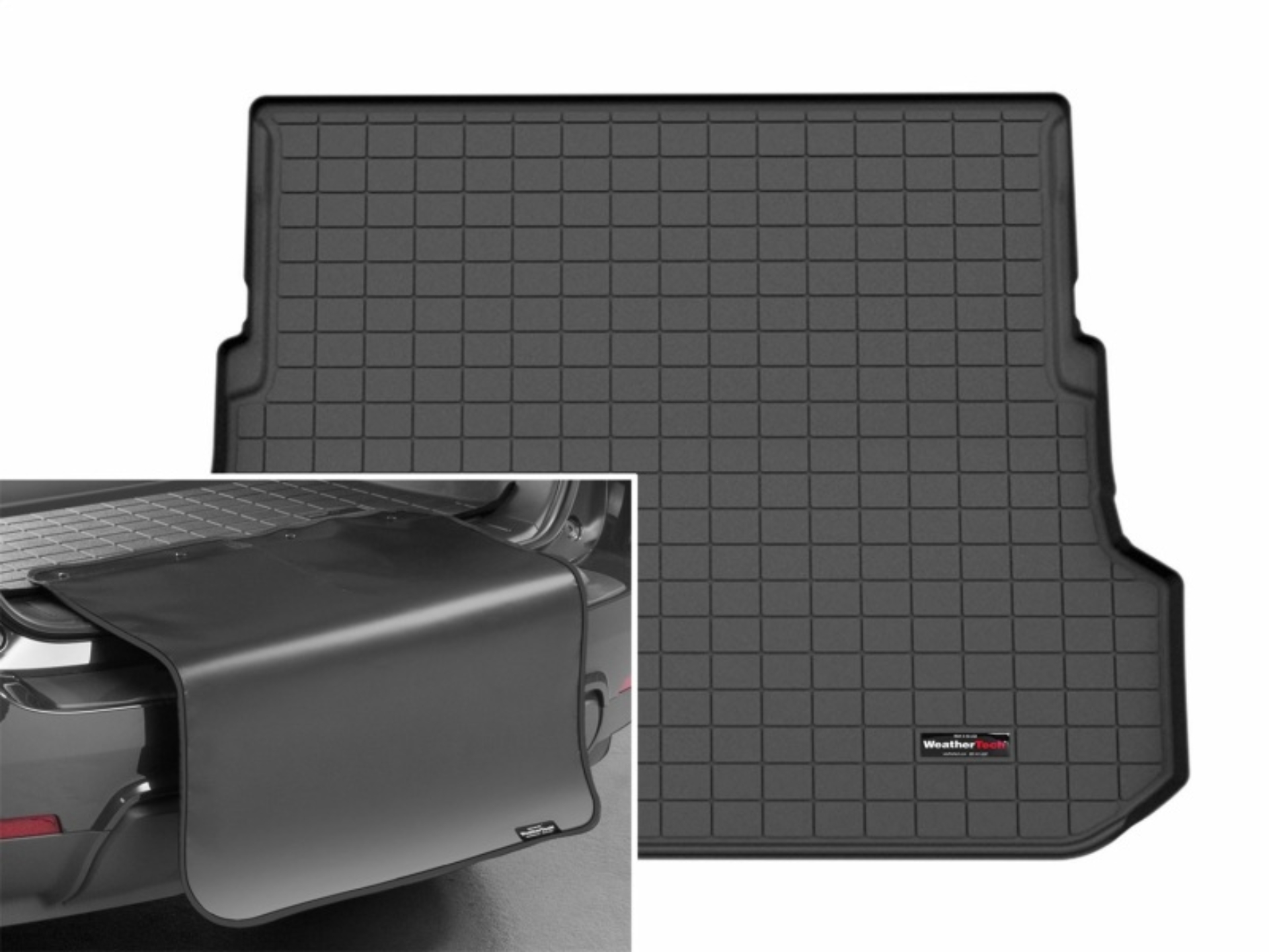 Picture of WeatherTech WT Cargo Liners-Black Floor Mats - 401829SK