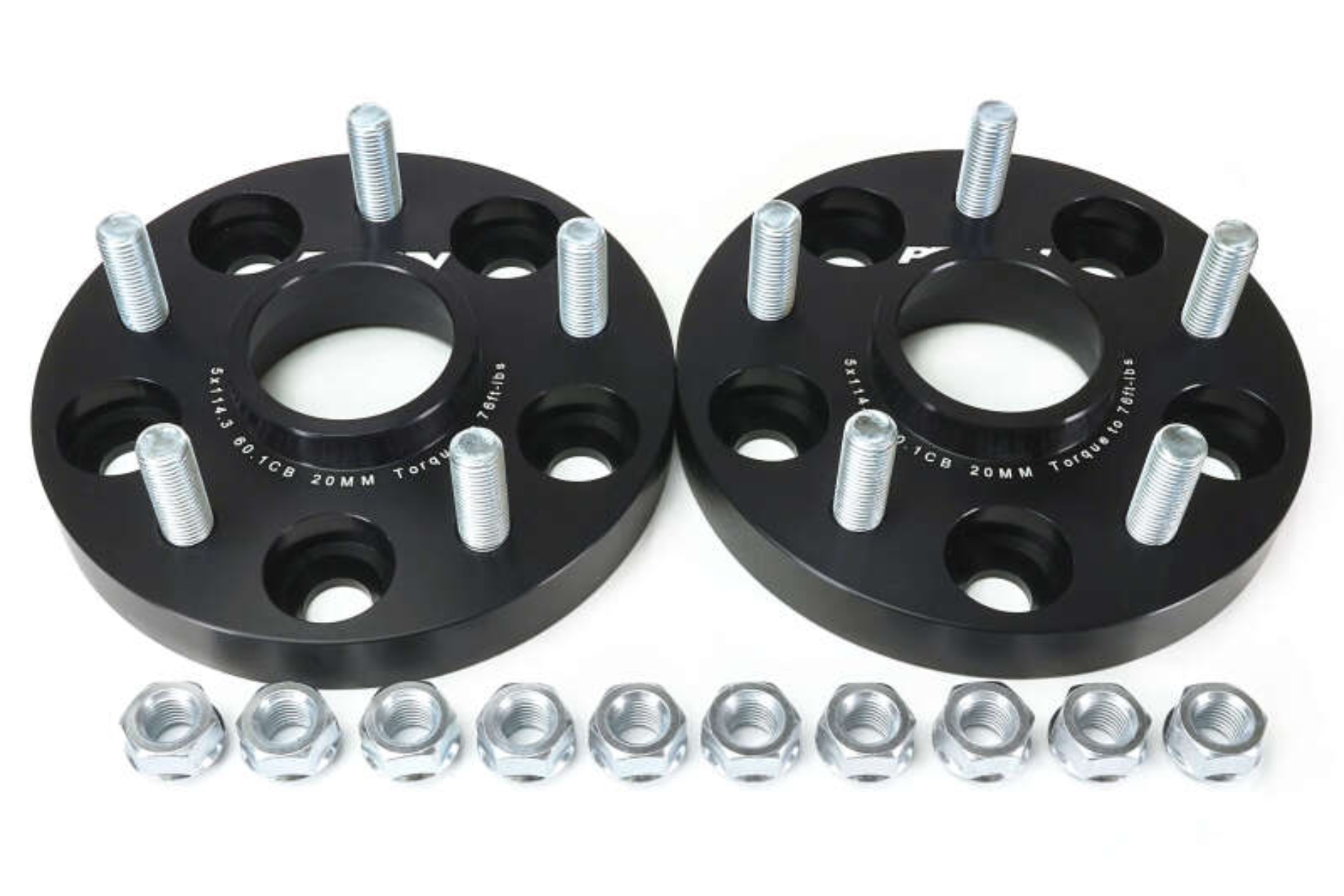 Picture of Perrin Performance PA Wheel Spacers Wheel Spacers & Adapters - PTP-WHL-120BK