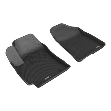 Picture of 3D MAXpider ACE Kagu-Front-Black Floor Mats - L1HY15311509
