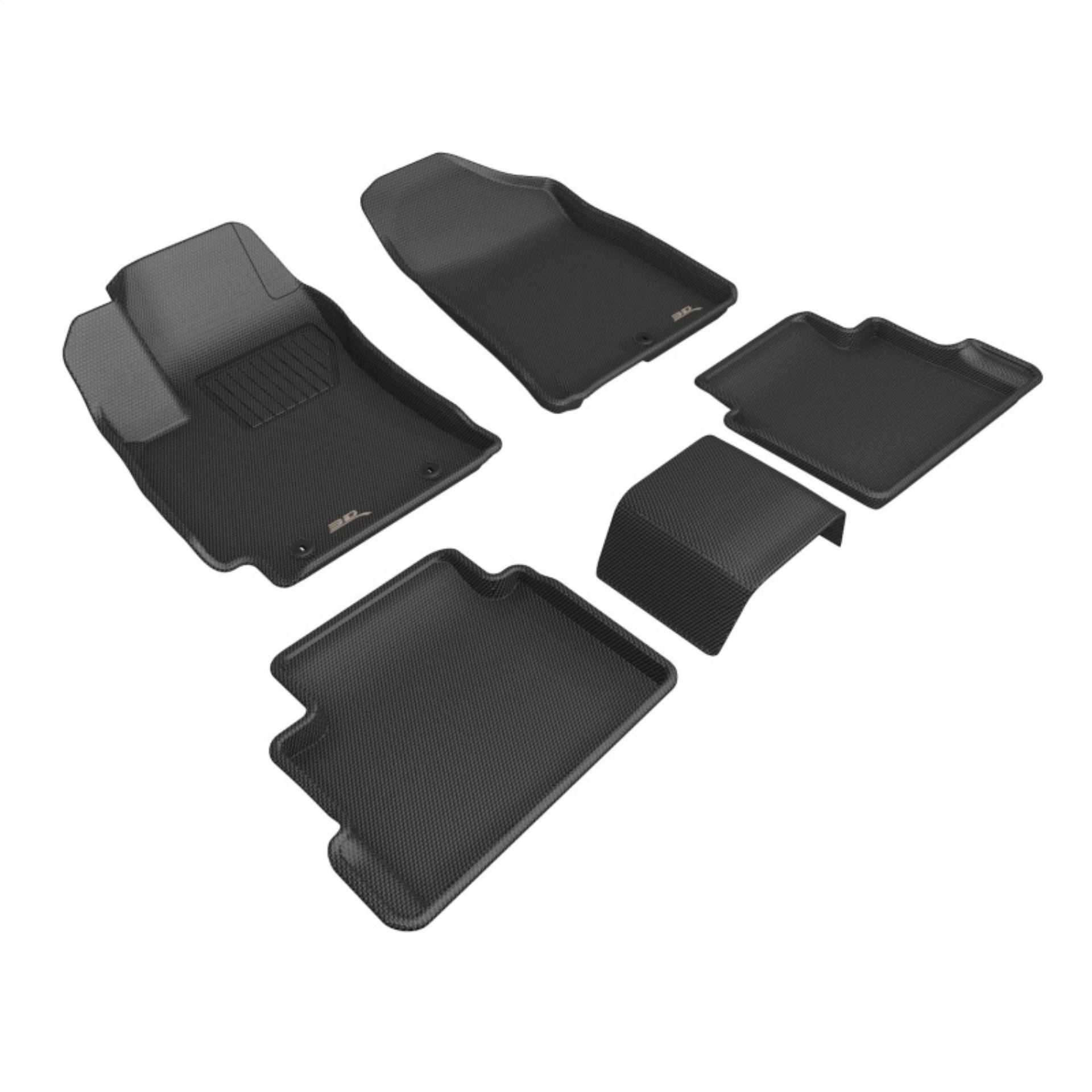 Picture of 3D MAXpider ACE Kagu-Combo-Black Floor Mats - L1HY15301509