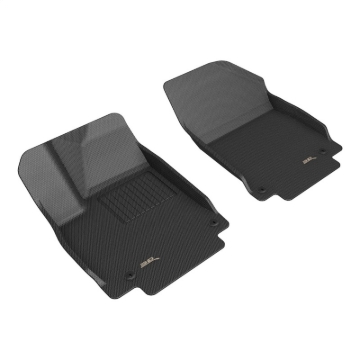 Picture of 3D MAXpider ACE Kagu-Front-Black Floor Mats - L1HY17211509