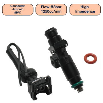 Picture of DeatschWerks DW Single Fuel Injector - DW1250-60-14-14-1