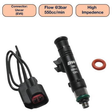 Picture of DeatschWerks DW Single Fuel Injector - DW550-60-14-14-1