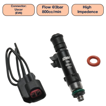 Picture of DeatschWerks DW Single Fuel Injector - DW800-60-14-14-1