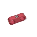 Picture of 10AN Aluminum Hose Separator For Two 10AN Size Tubing With Red Finish - Pair