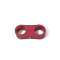 Picture of 6AN Aluminum Hose Separator For Two 6AN Size Tubing With Red Finish - Pair