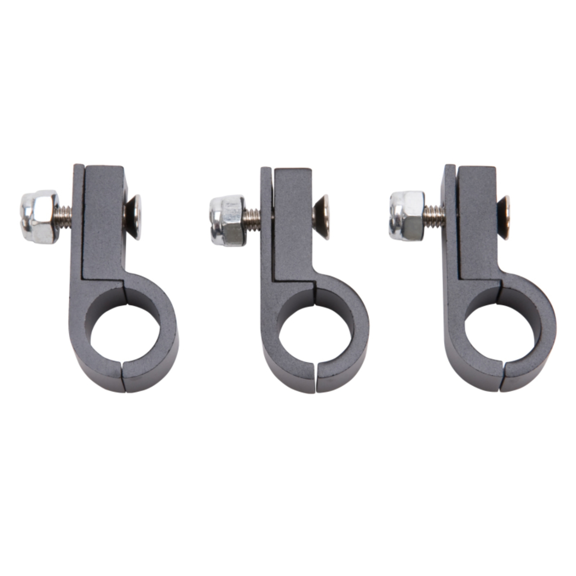 Picture of 6AN Aluminum Line Clamp For 6AN Size Tubing With Black Finish - 4 Pack