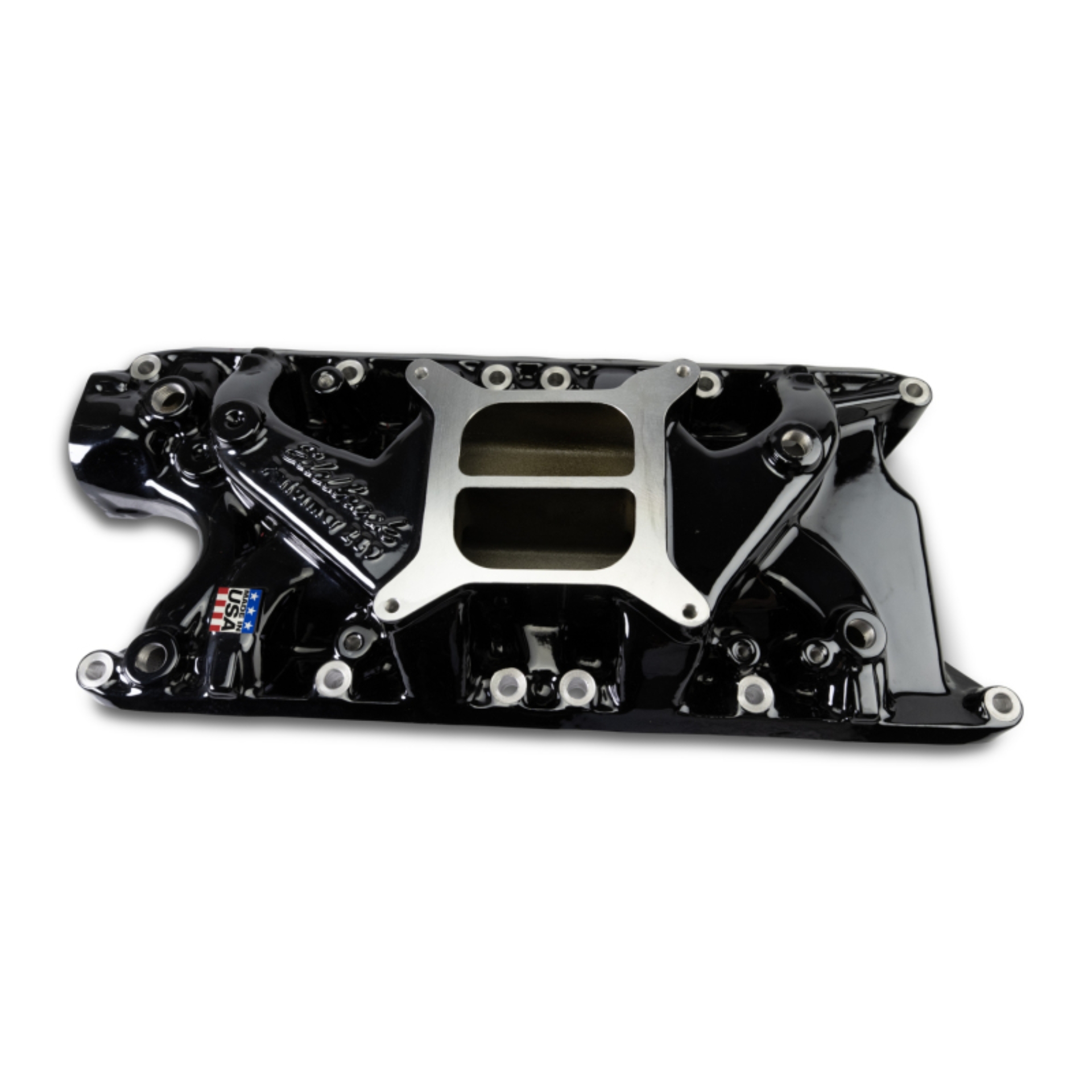 Picture of Edelbrock Performer Intake Manifold for Small-Block Ford, Black Plasma Finish