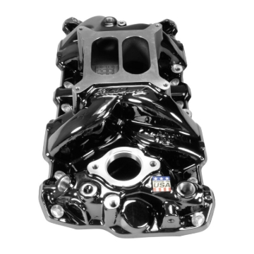 Picture of Performer RPM Small Block Chevy Intake Manifold, Chrome Plasma
