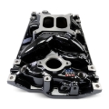 Picture of Edelbrock Perf EPS Manifold for Small-Block Chevy Vortec, Black Plasma Finish