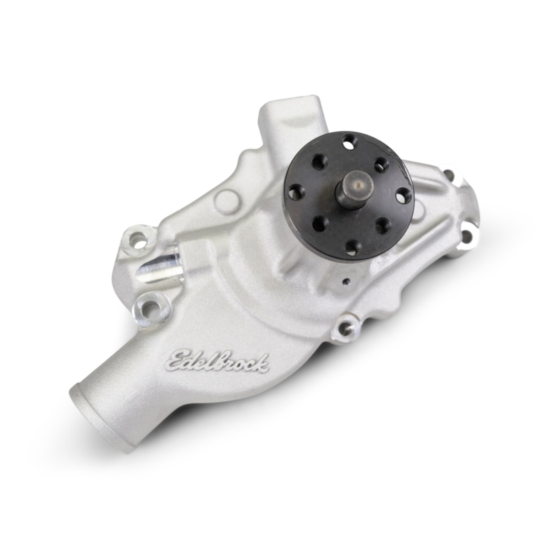 Picture of Water Pump for Small-Block Chevy in Satin Finish (Short)