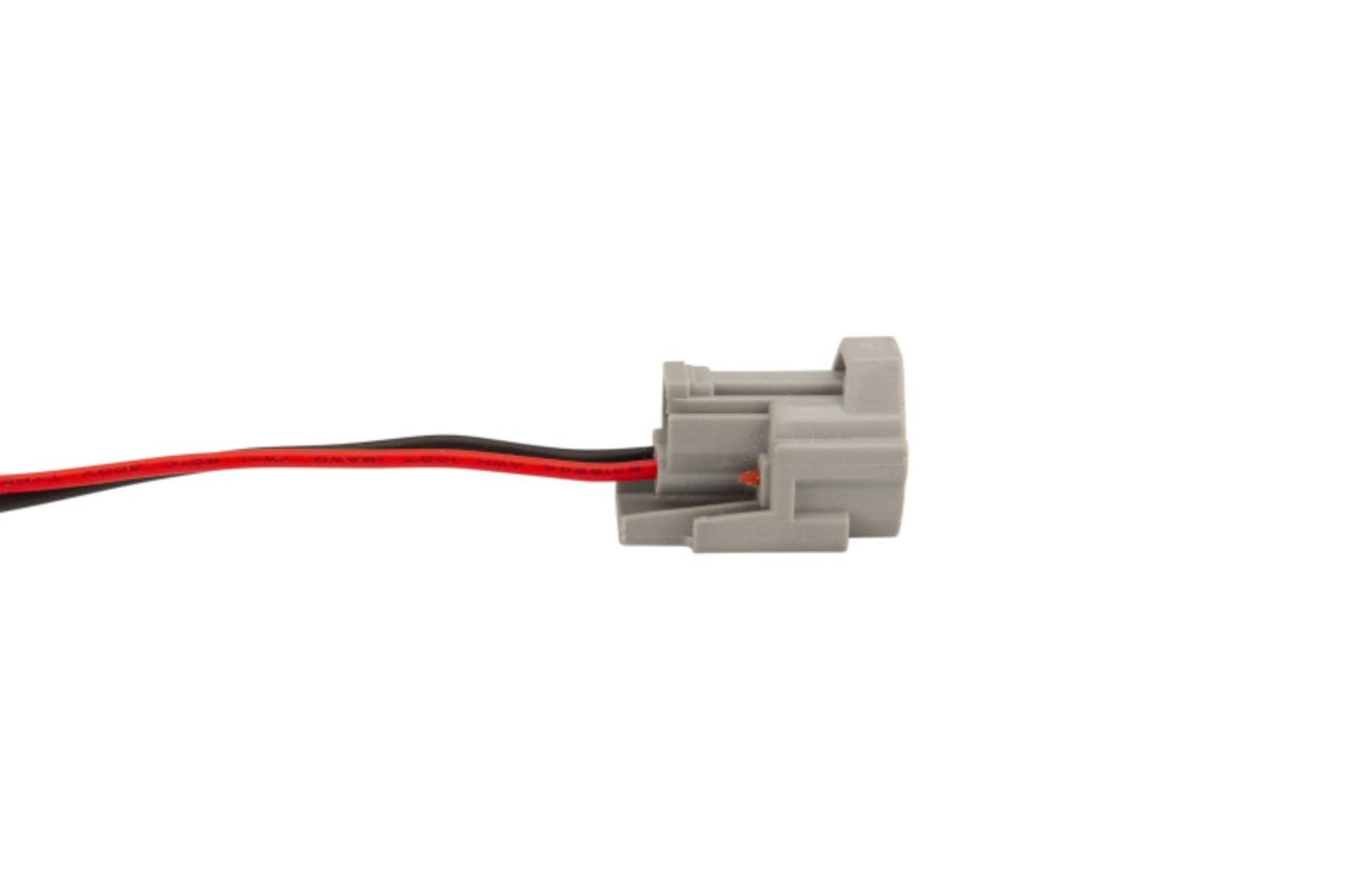 Picture of CONNECTOR,SINGLE-FUEL INJECTOR 2 PIN TOP SLOT FEMALE WITH PIGTAIL HARNESS