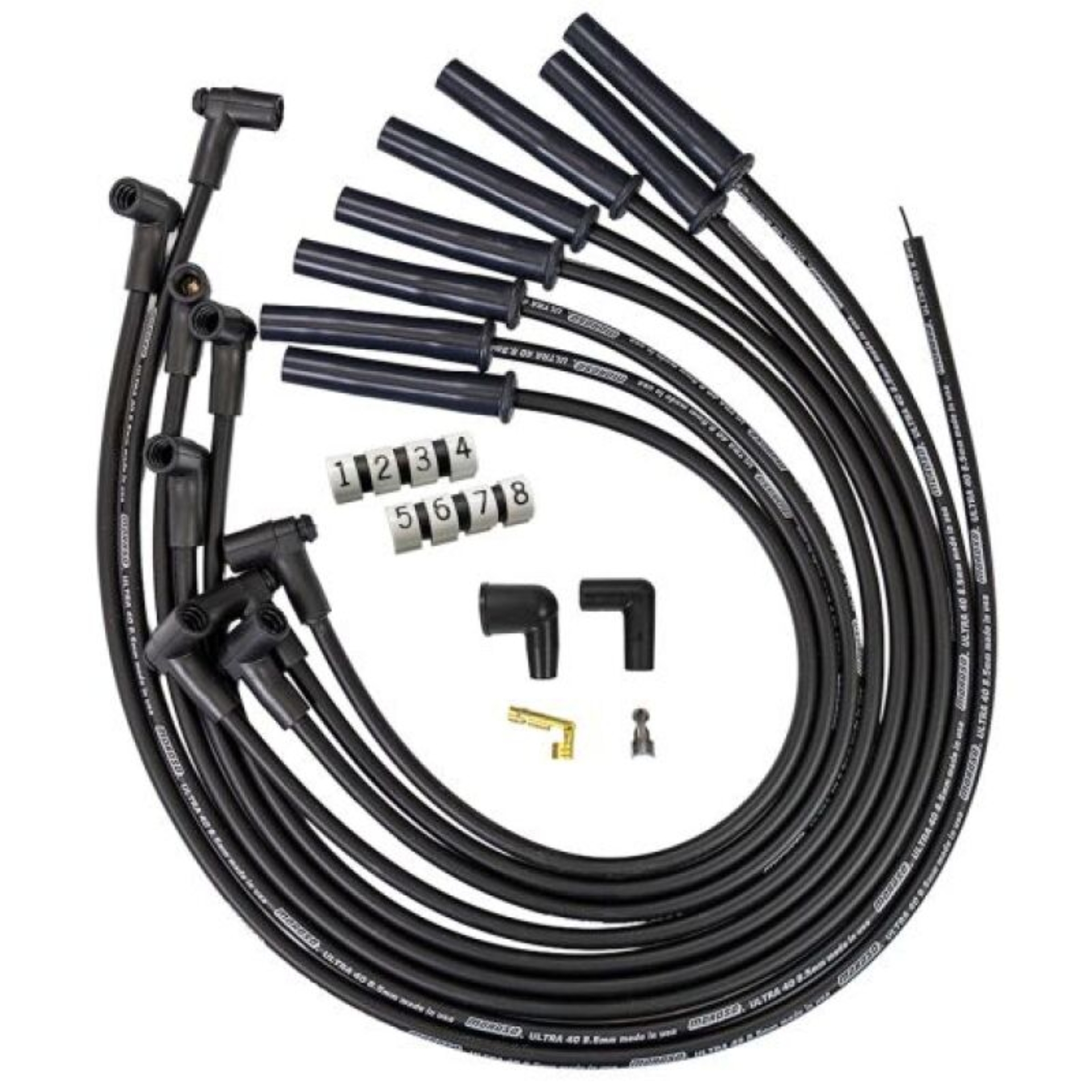 Picture of Moroso MOR Ignition-Wire Set Spark Plug Wire Sets - 73761