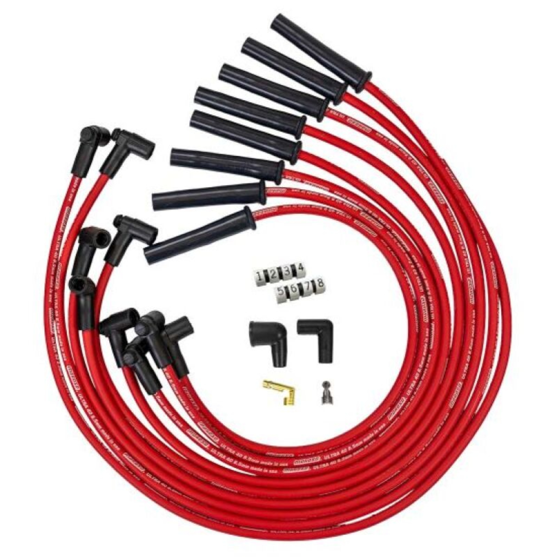 Picture of Moroso MOR Ignition-Wire Set Spark Plug Wire Sets - 73762