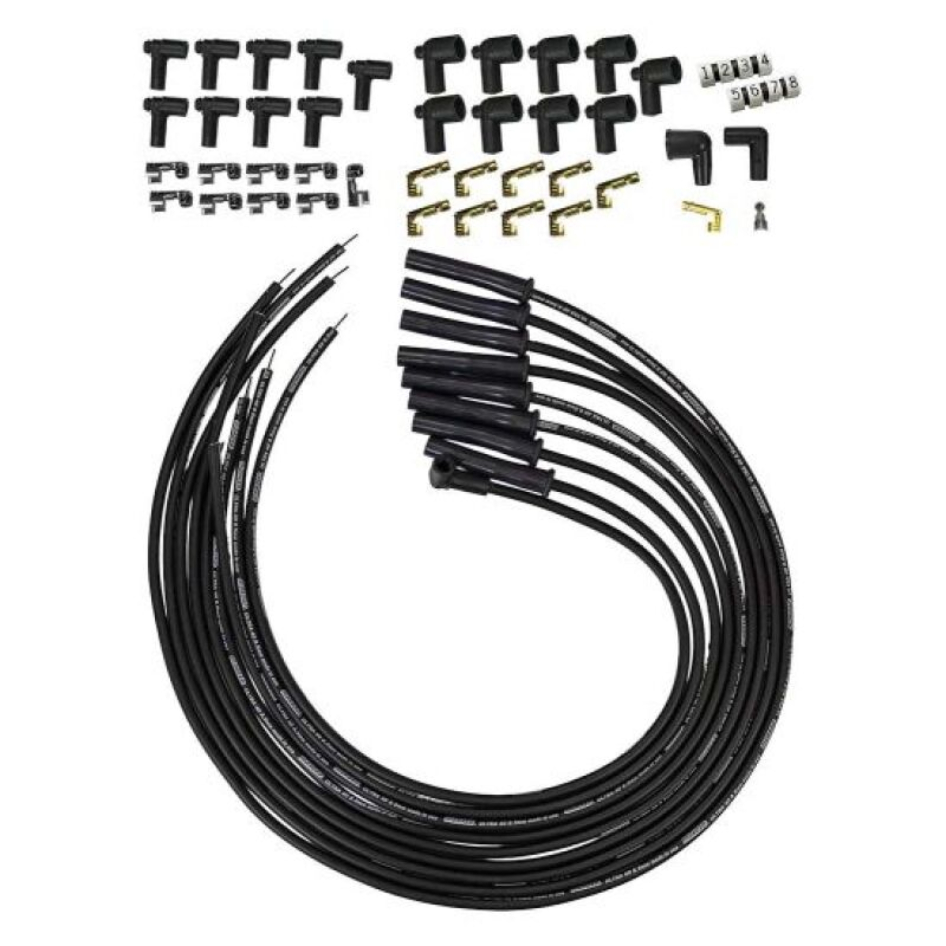 Picture of Moroso MOR Ignition-Wire Set Spark Plug Wire Sets - 73763