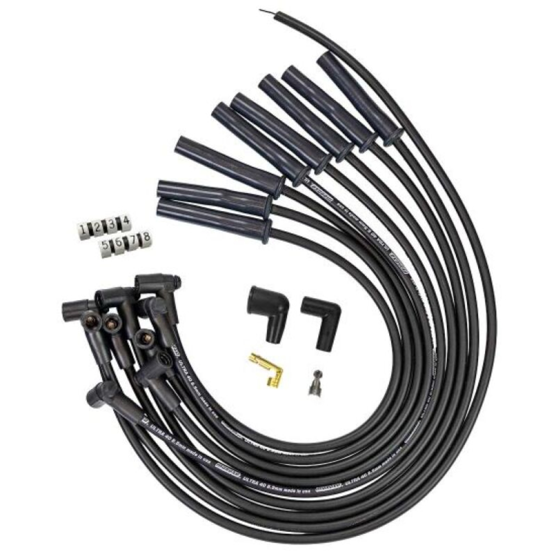 Picture of Moroso MOR Ignition-Wire Set Spark Plug Wire Sets - 73767