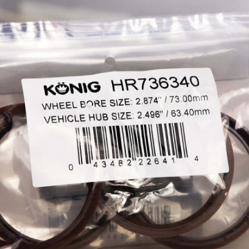 Picture of Konig KNG Hub Rings Wheel Accessories - HR736340