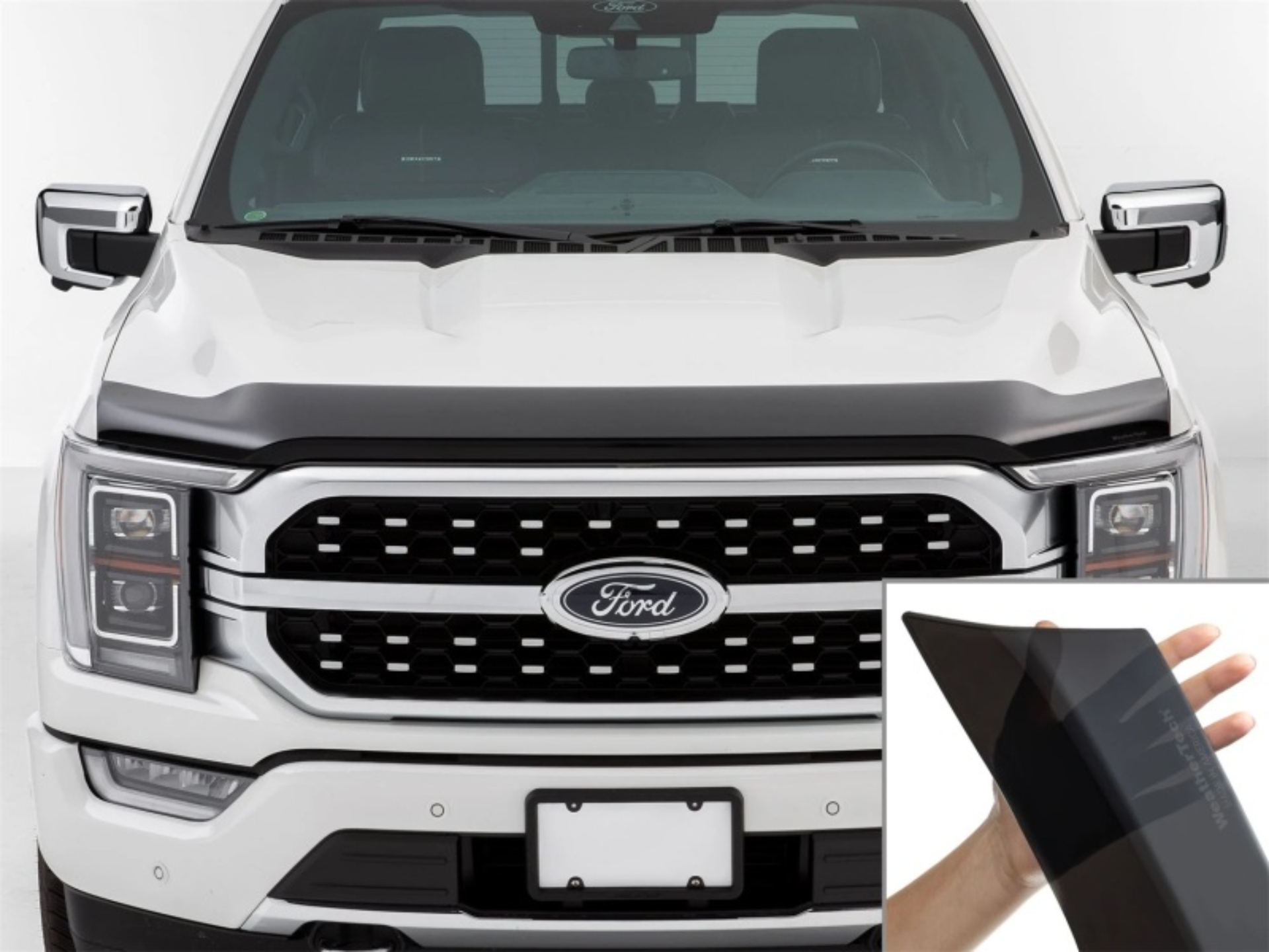 Picture of WeatherTech WT Hood Protector Stone/Bug Deflectors - 55194IM
