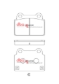 Picture of DBA RP Performance Brake Pads - DB2215RP