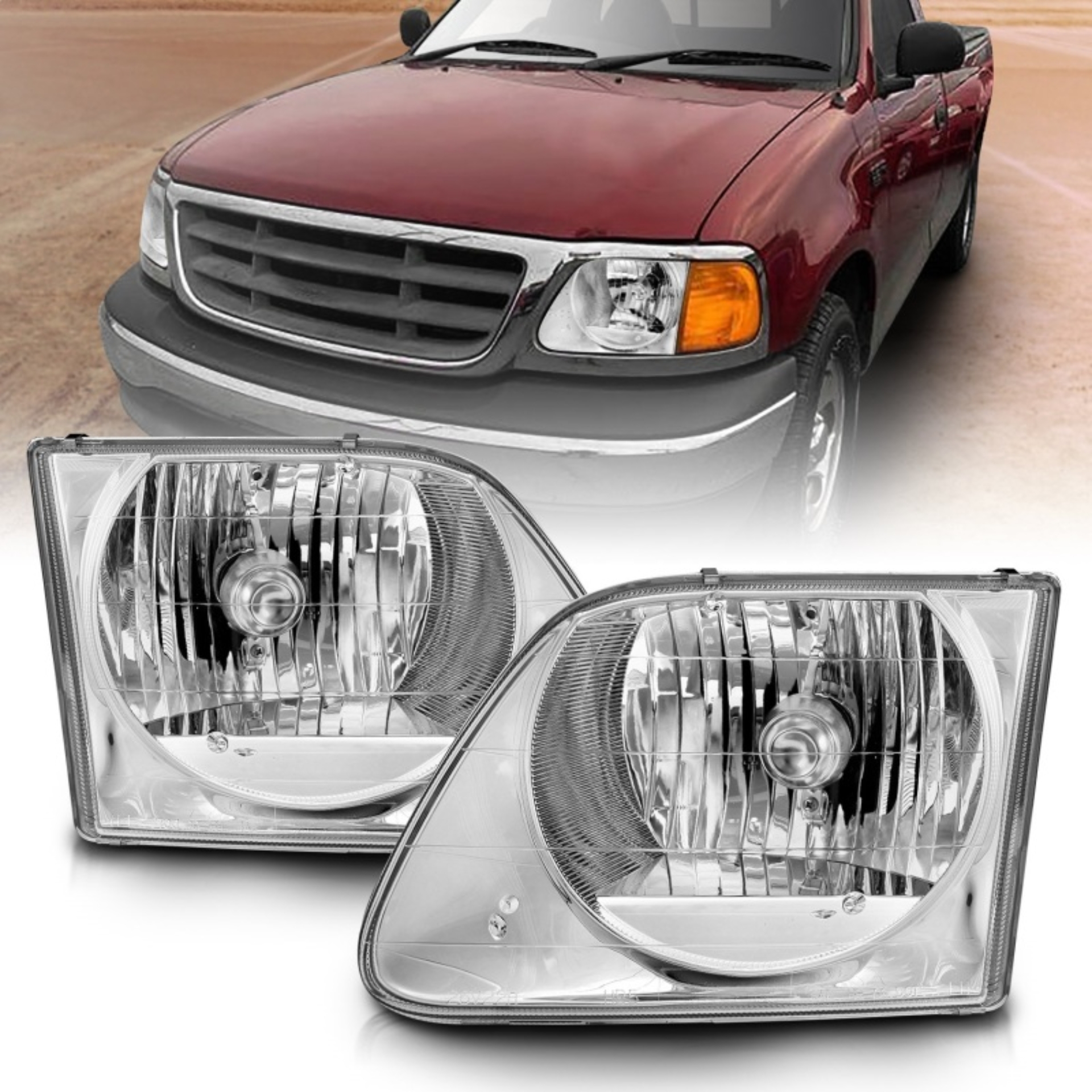 Picture of ANZO ANZ Crystal Headlights - 111030