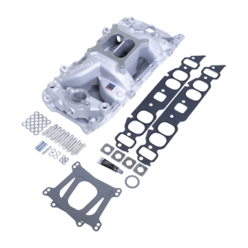 Picture of MANIFOLD INSTALL KIT- BB CHEVY RPM AIR GAP 7561 W/ GASKETS, BOLTS, STUDS, RTV
