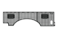Picture of Addictive Desert Designs ADD Molle Panels Exterior Trim - AC8111101NA