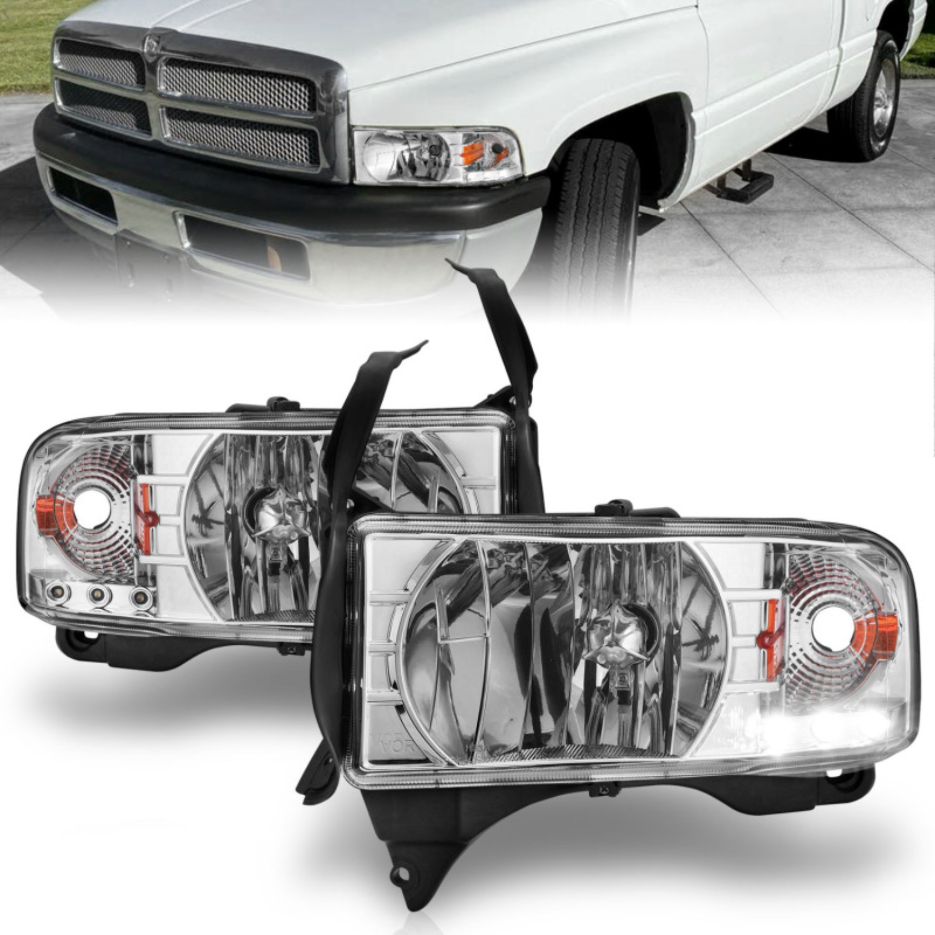 Picture of ANZO ANZ Crystal Headlights - 111206