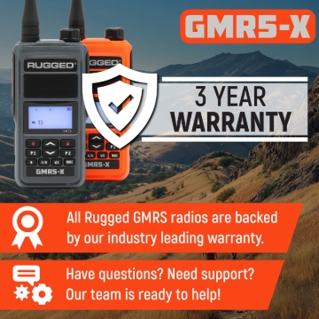 Picture of Rugged Radios RGD Two-Way handheld Radios Radio Communications - GMR5-X-ORN