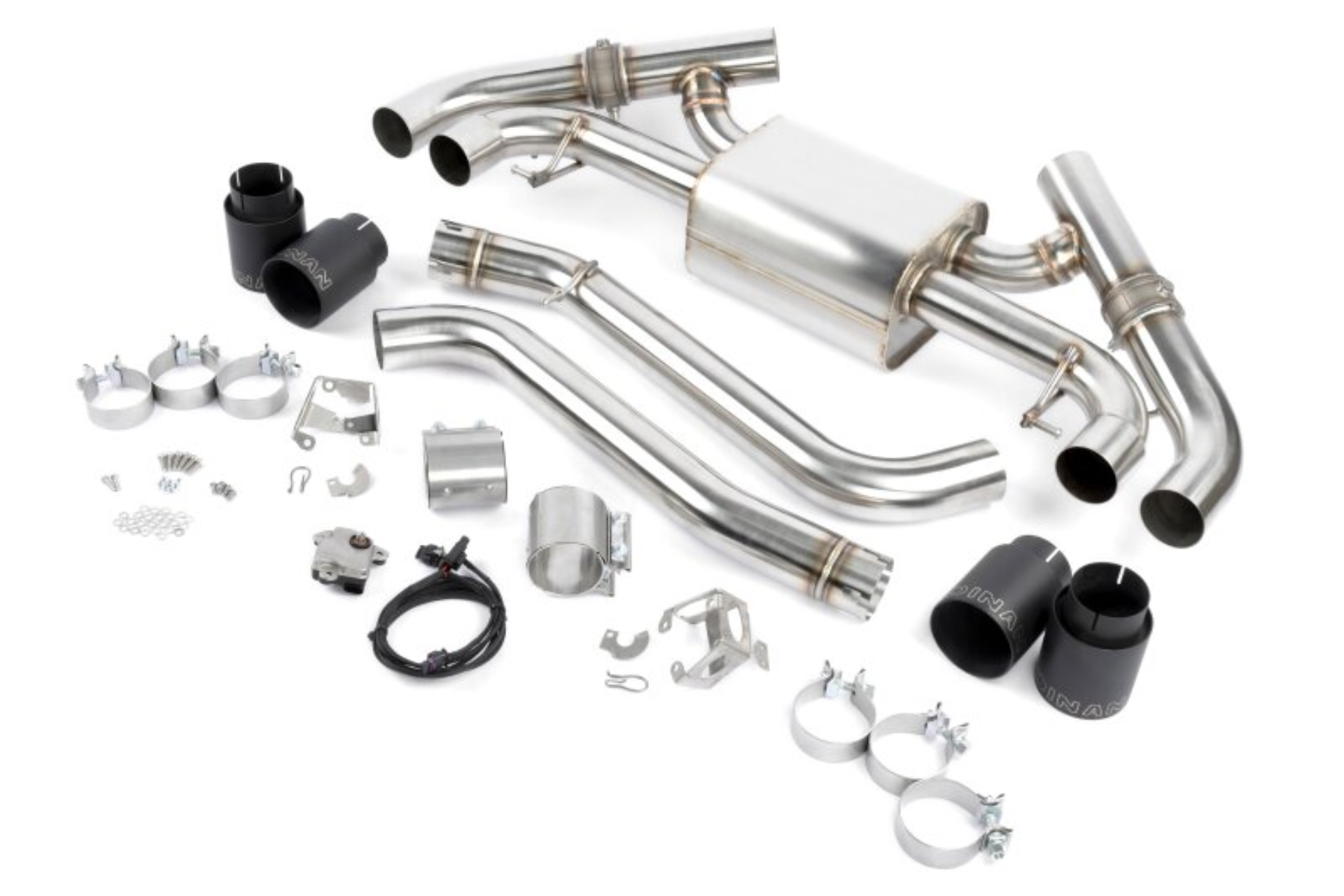 Picture of Dinan DNN Axleback Exhaust Systems - D660-0098-BLK