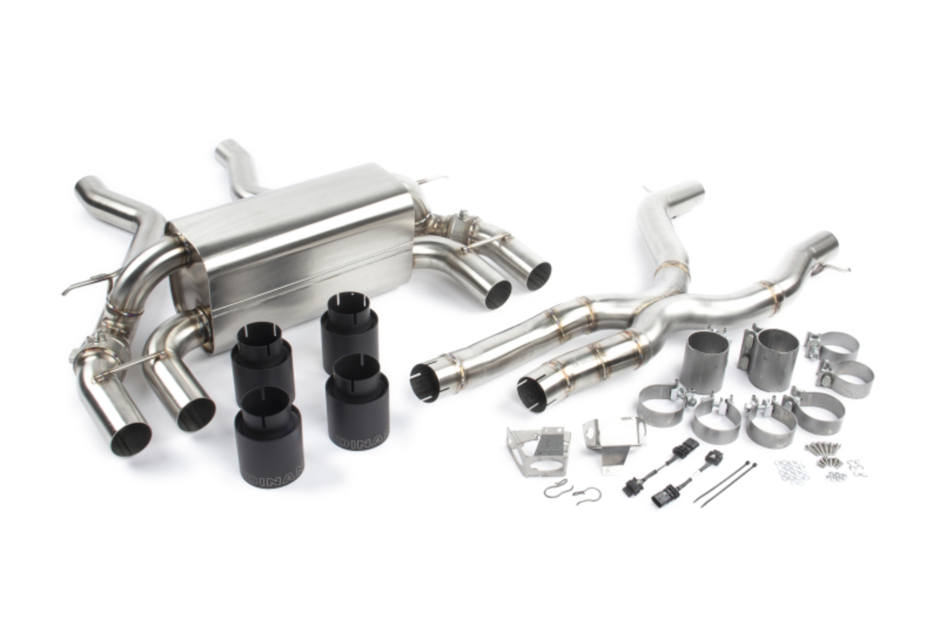 Picture of Dinan DNN Axleback Exhaust Systems - D660-0082-BLK