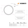 Picture of Mishimoto MM Couplers-Hump Hose Silicone Couplers & Hoses - MMDCC-40HBK