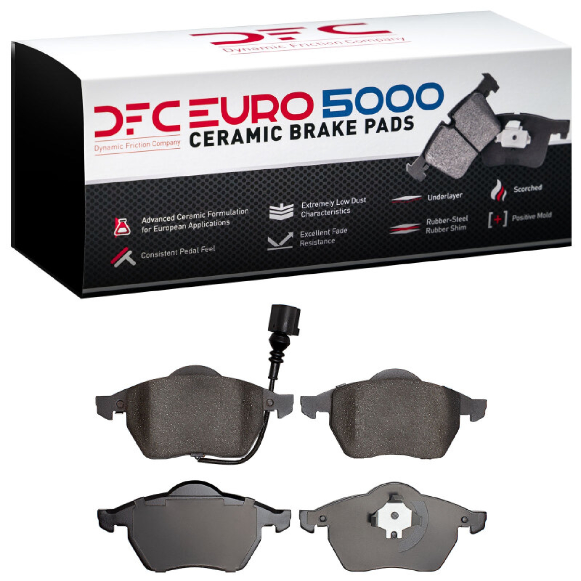Picture of DFC Euro 5000 Ceramic Brake Pads - 1600-0687-10