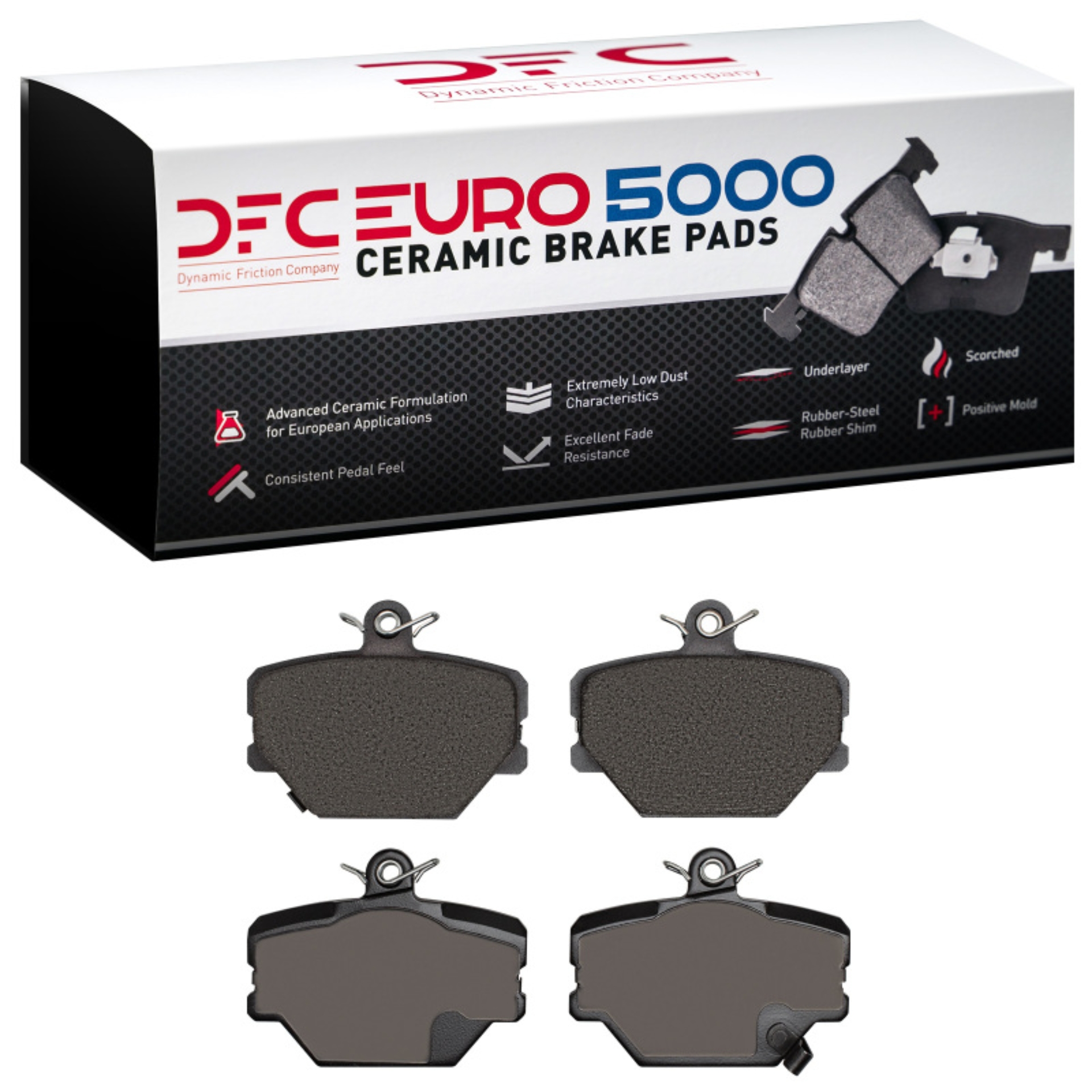 Picture of DFC Euro 5000 Ceramic Brake Pads - 1600-1252-00