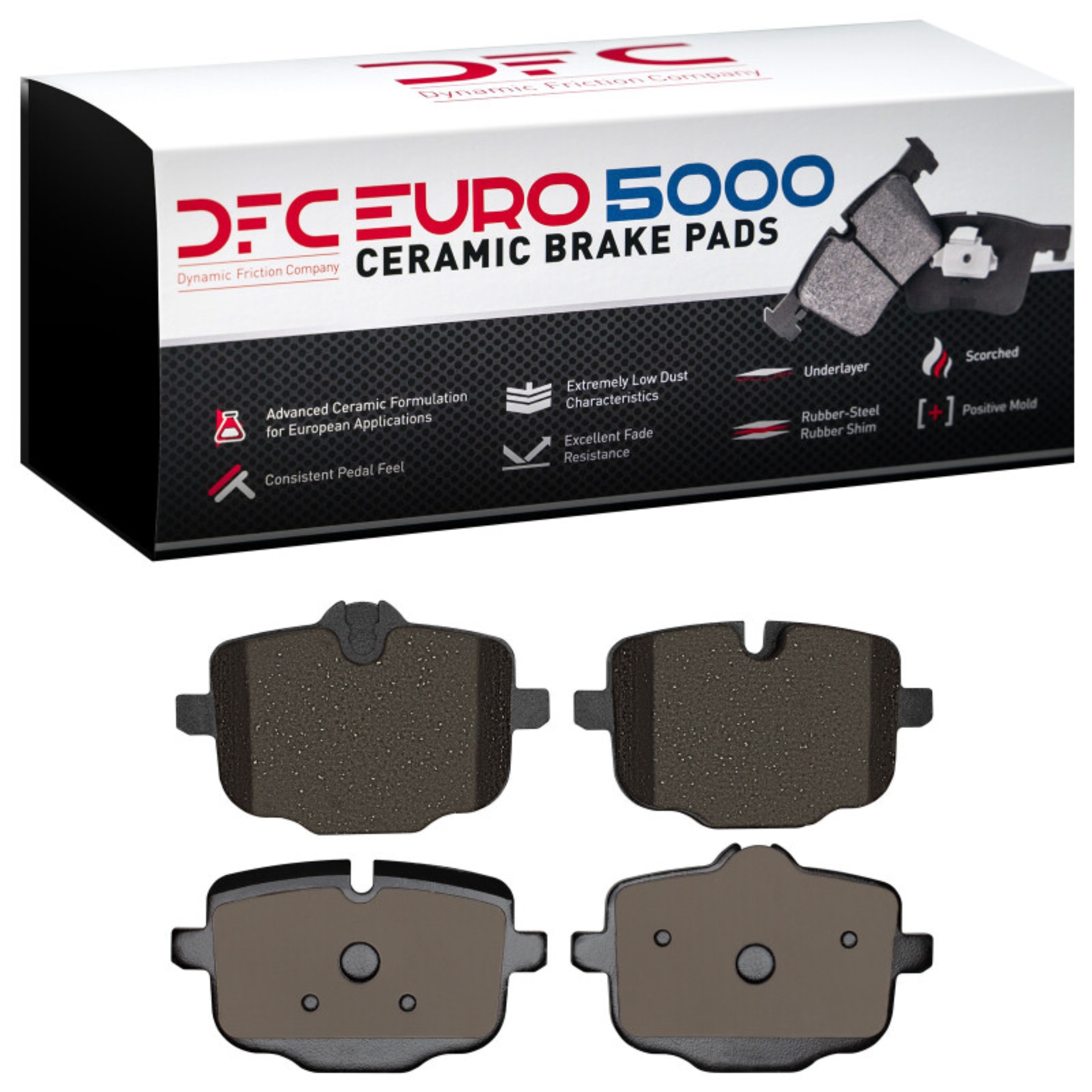 Picture of DFC Euro 5000 Ceramic Brake Pads - 1600-1469-00