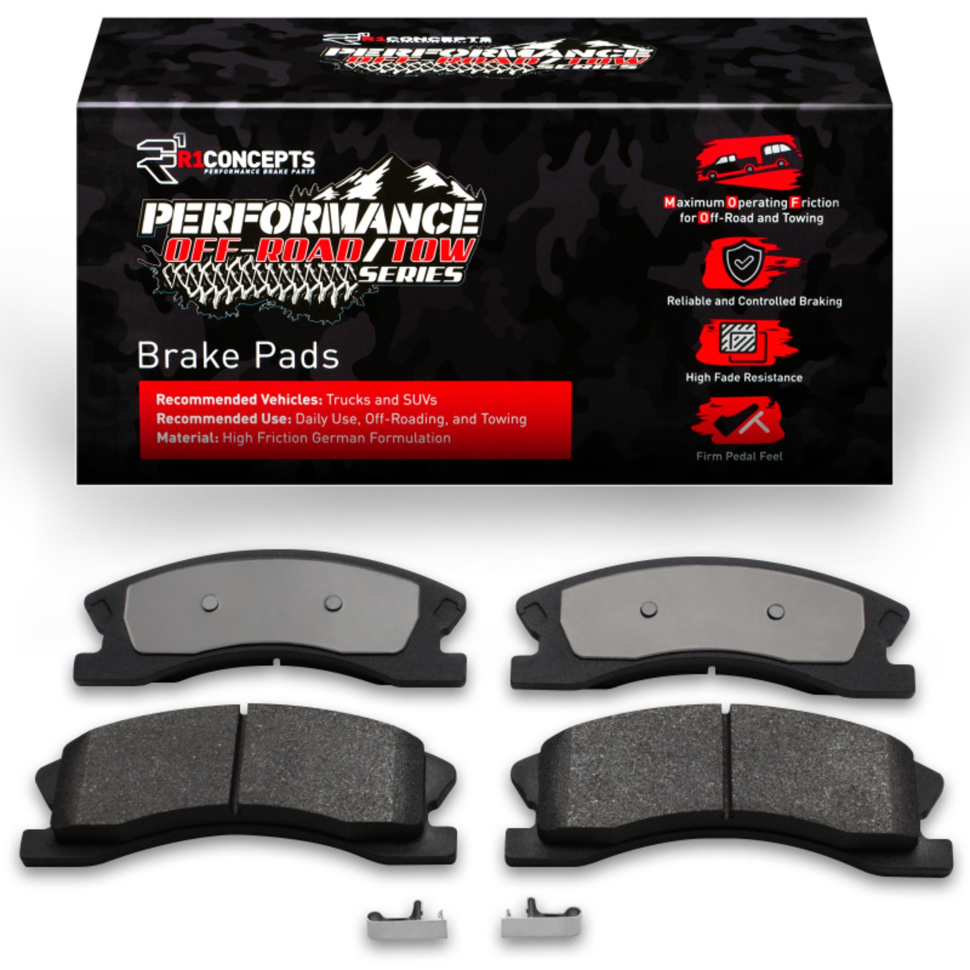Picture of R1 Concepts RNC Off-Road/Tow Brake Pads - 2400-0945-00