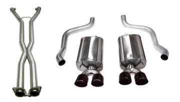 Picture of CORSA Performance COR Cat-Back + X-Pipe Sport - 14108CBBLK