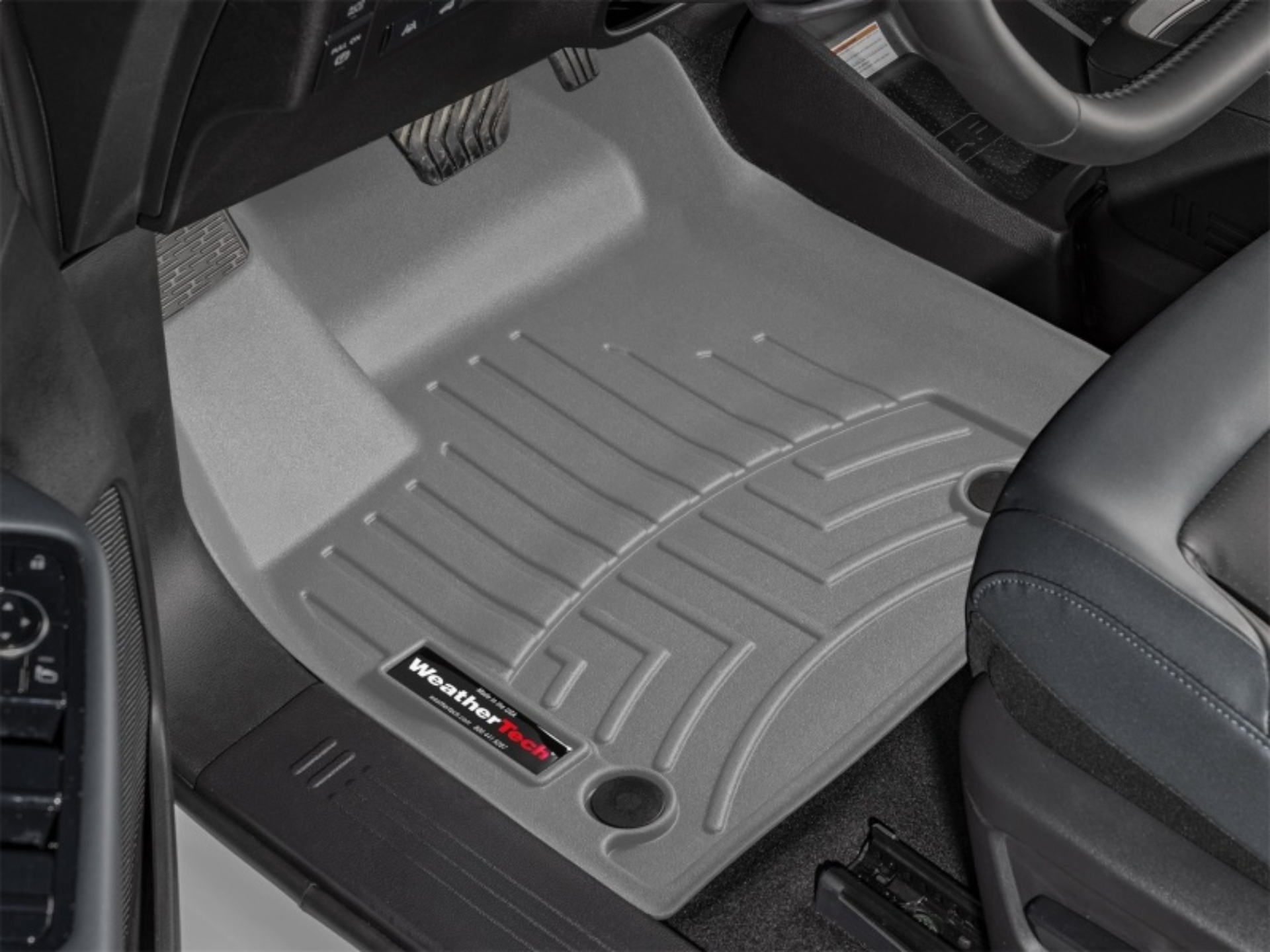 Picture of WeatherTech WT FloorLiner-Front-Grey Floor Mats - 4619691